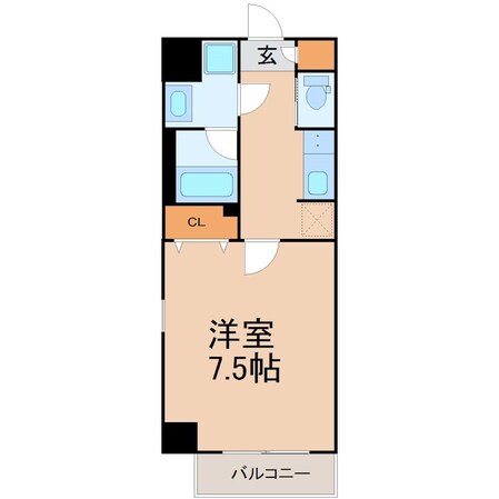 桜本町駅 徒歩1分 5階の物件間取画像